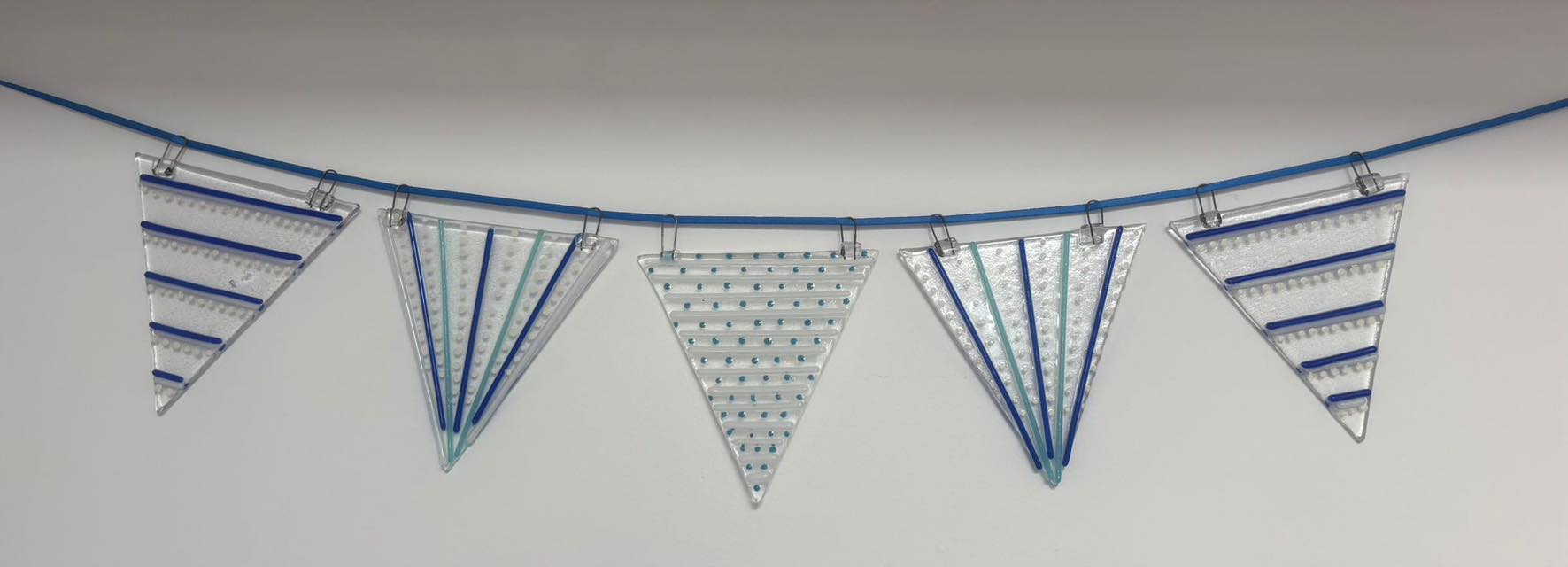 Fused Glass Bunting